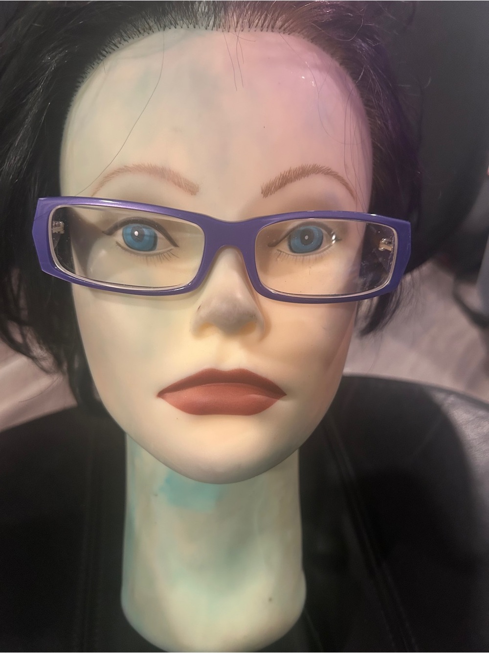 Purple Rectangular Glasses frame only
